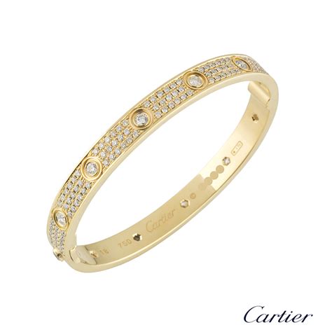 cartier thin pave love bracelet|affordable cartier love bracelets uk.